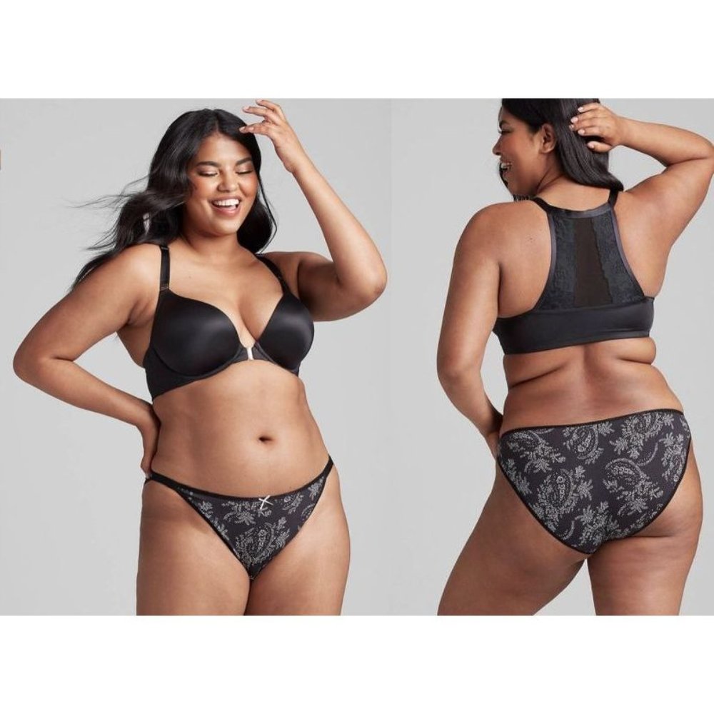 Lane Bryant Front Close Boost Plunge Bra 38G